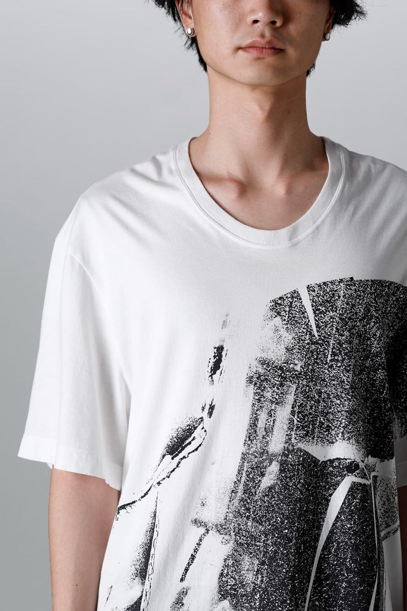 プリント レギュラー Tシャツ オフホワイト