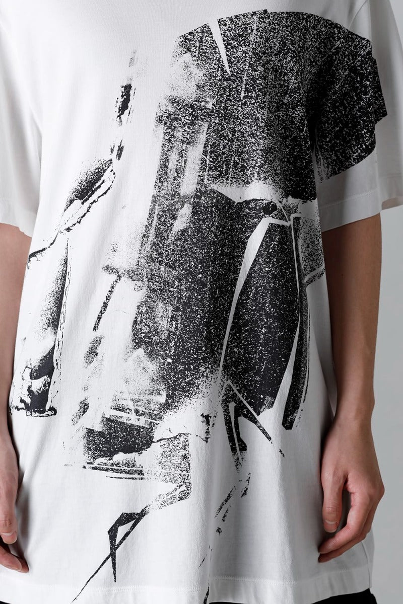 プリント レギュラー Tシャツ オフホワイト
