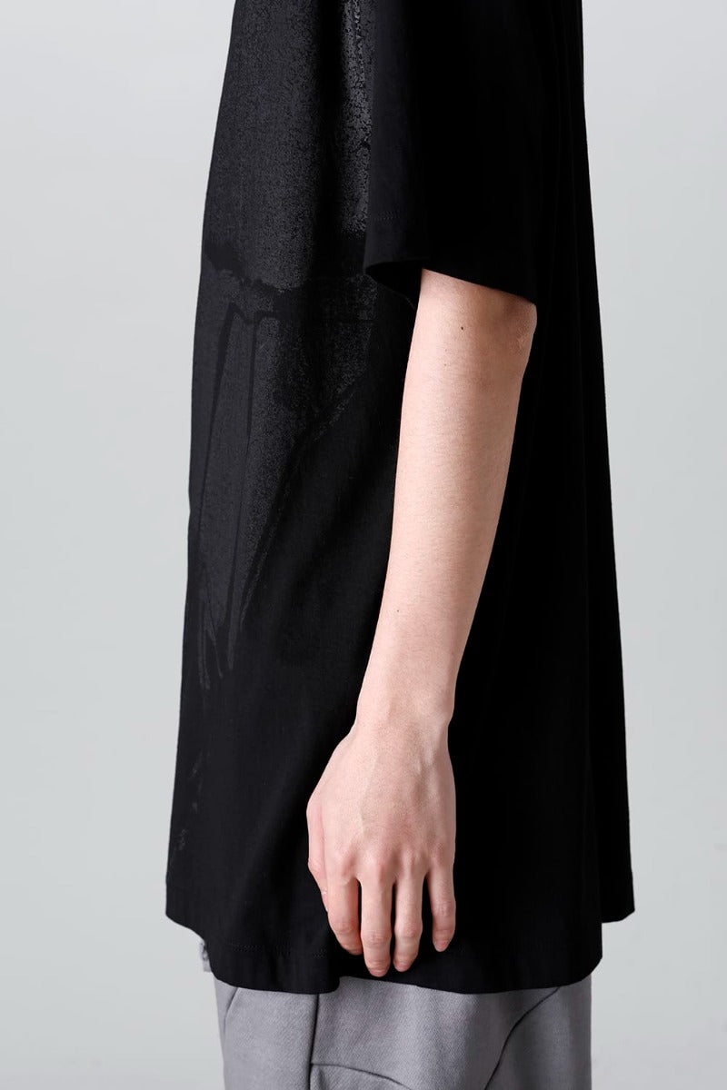 Printed Regular T-shirt Black