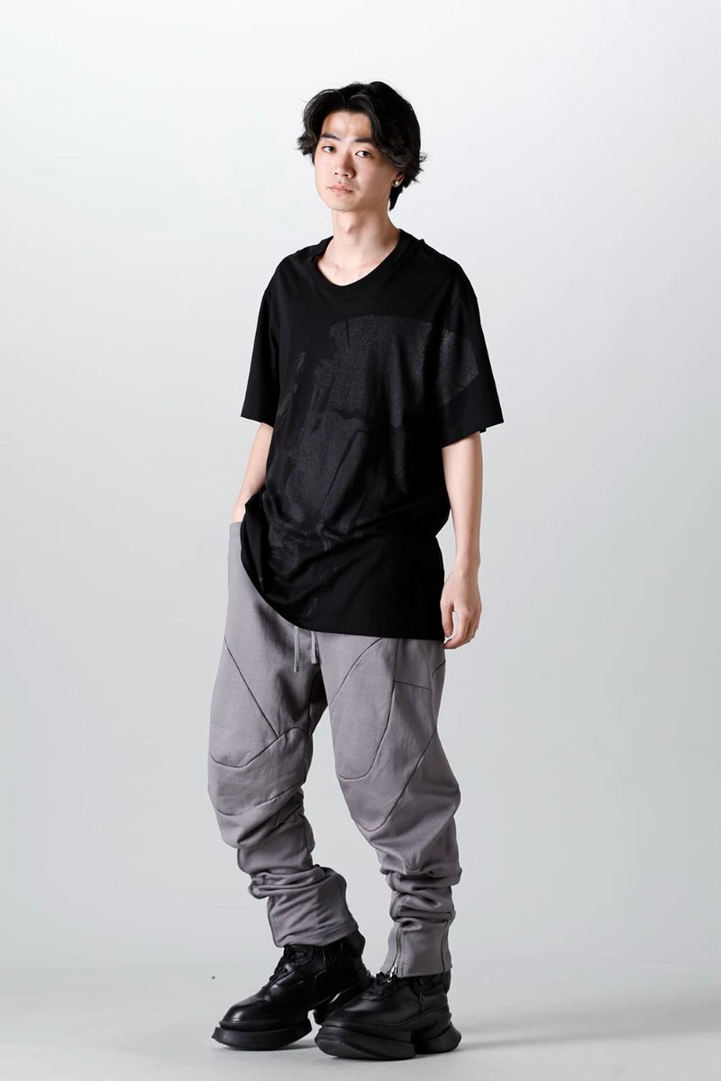 Printed Regular T-shirt Black