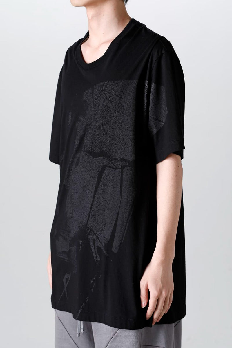 Printed Regular T-shirt Black