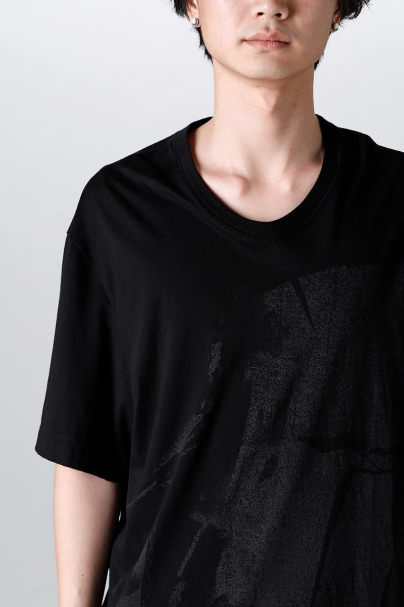 Printed Regular T-shirt Black
