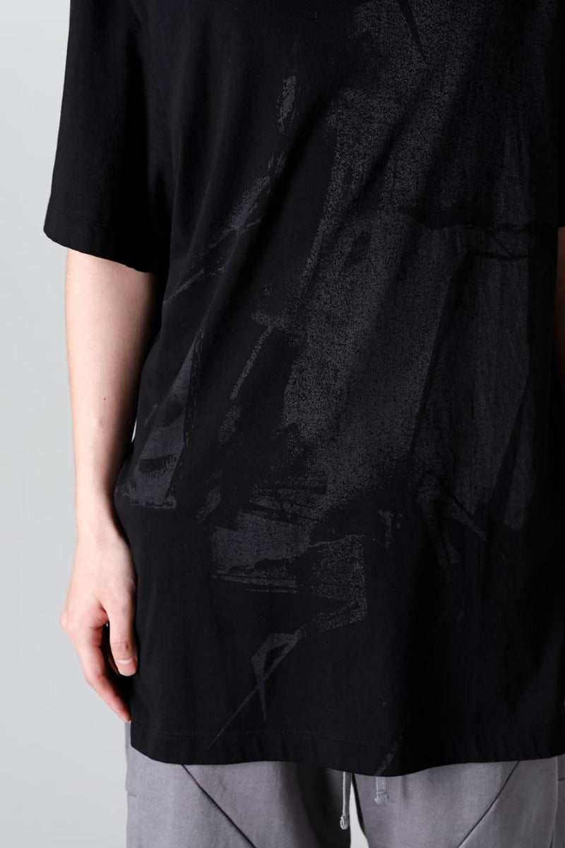 Printed Regular T-shirt Black