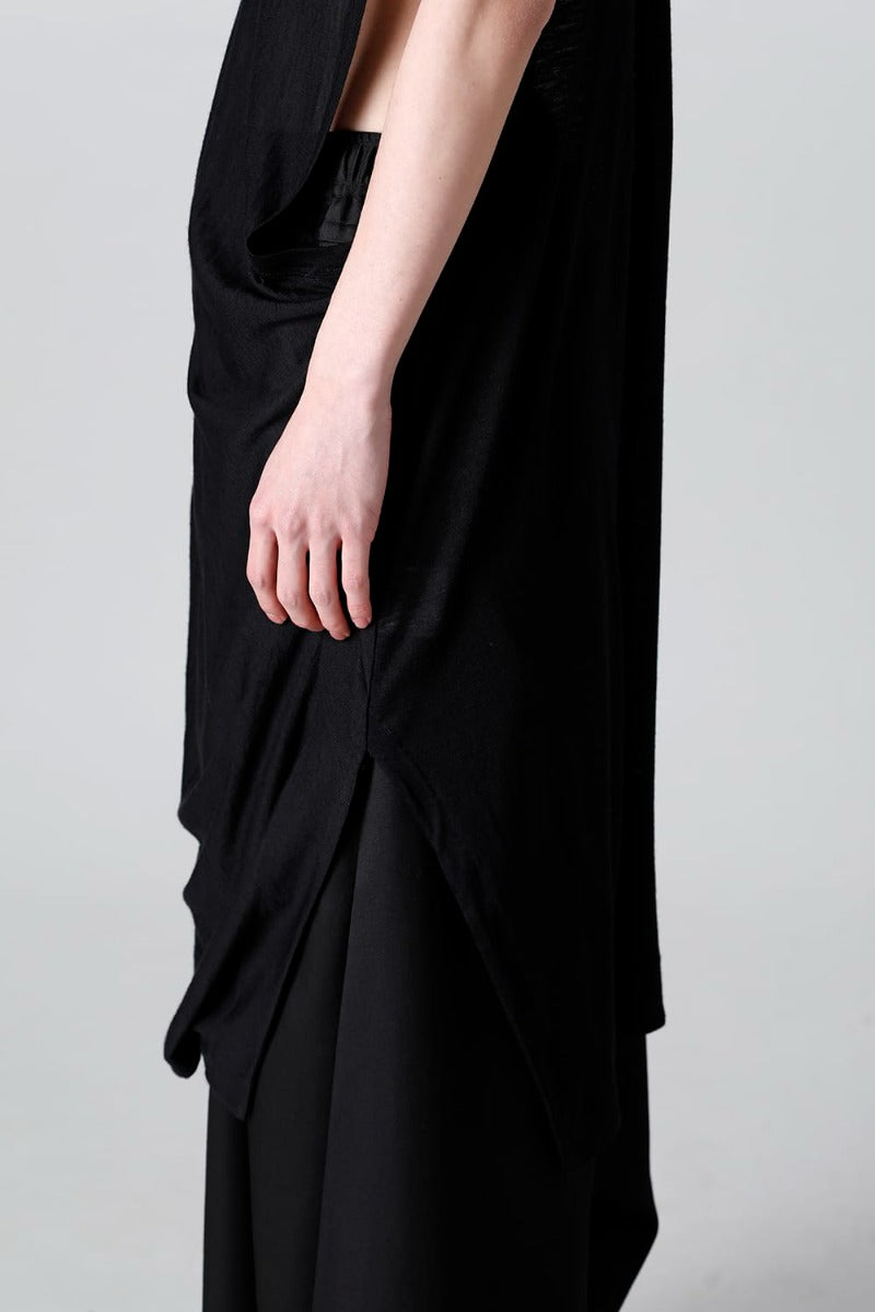 Venus Sleeveless Cutsewn Black