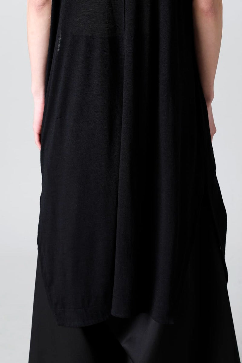 Venus Sleeveless Cutsewn Black