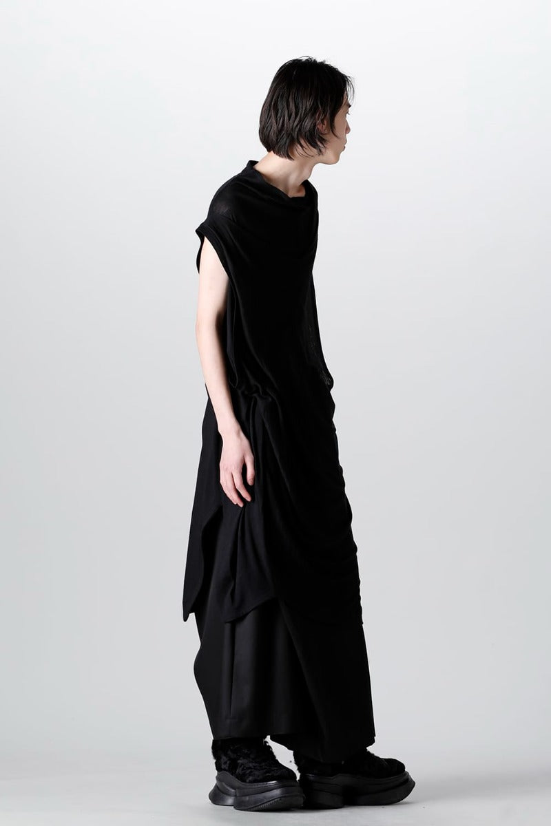 Venus Sleeveless Cutsewn Black