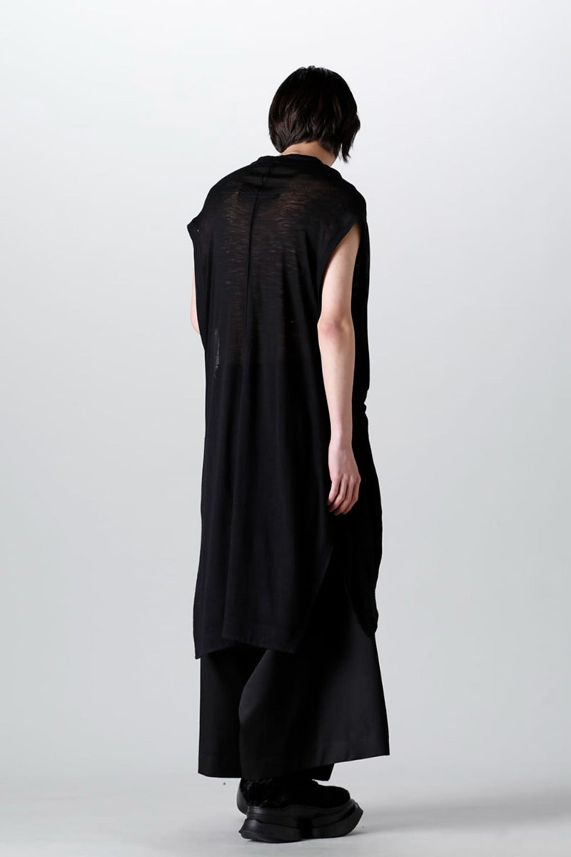 Venus Sleeveless Cutsewn Black