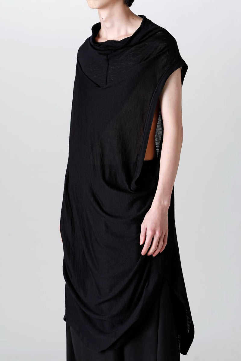 Venus Sleeveless Cutsewn Black