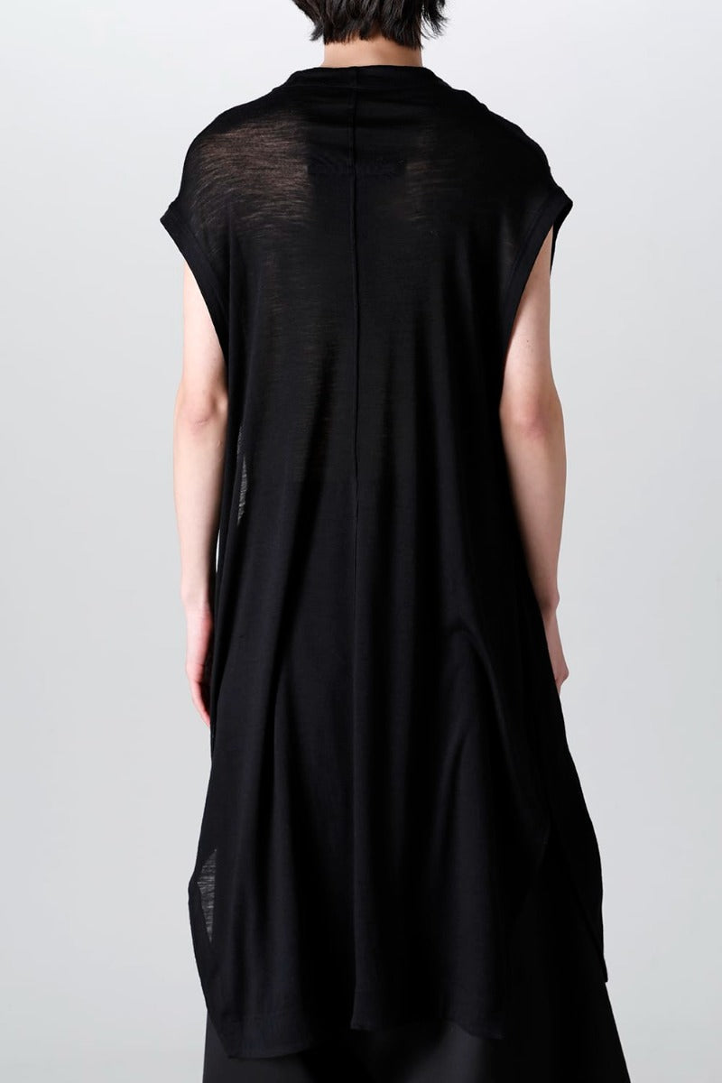 Venus Sleeveless Cutsewn Black