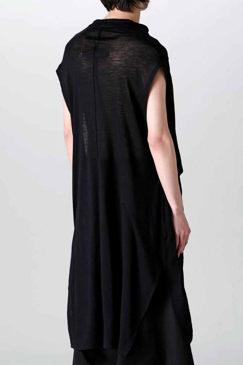 Venus Sleeveless Cutsewn Black