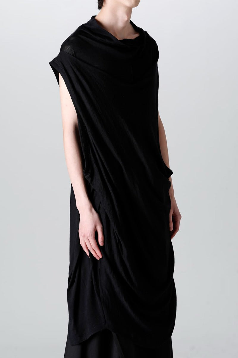 Venus Sleeveless Cutsewn Black