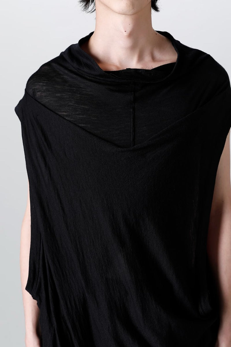 Venus Sleeveless Cutsewn Black