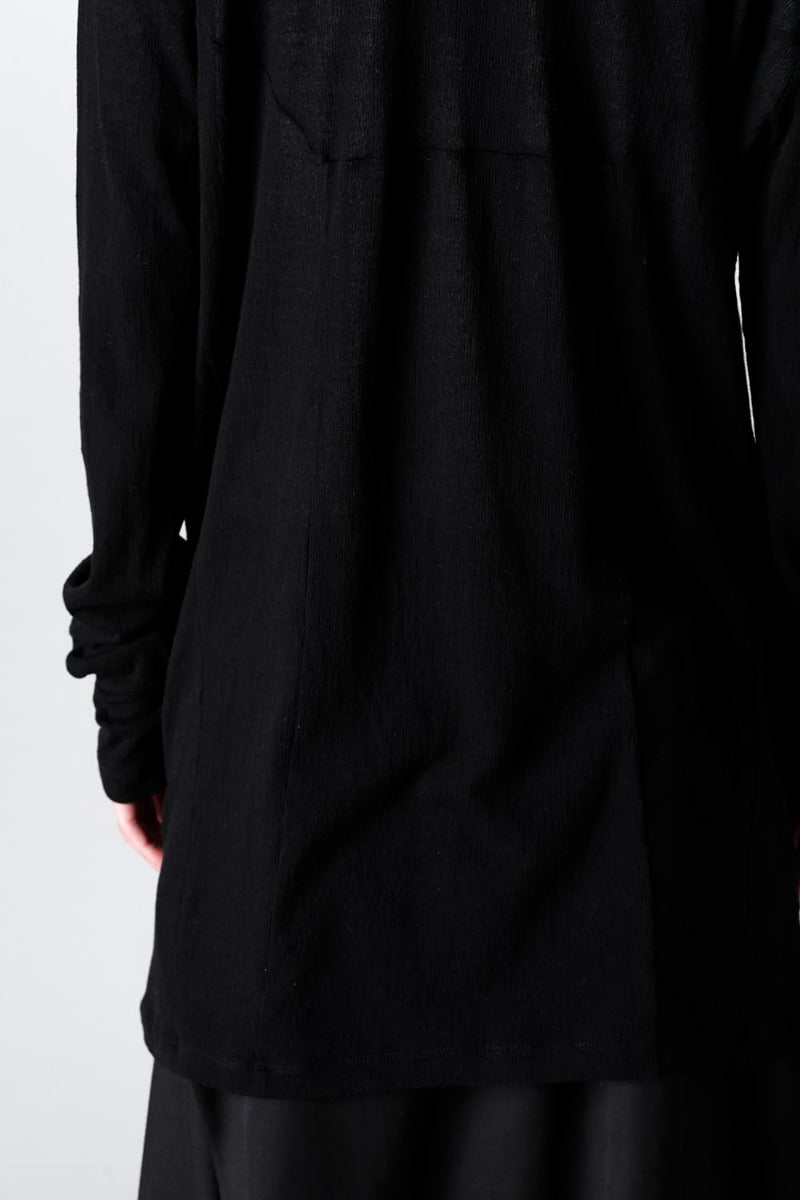 Seamed High Neck Cutsewn