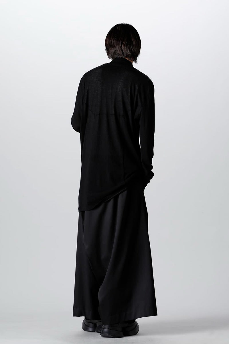 Seamed High Neck Cutsewn