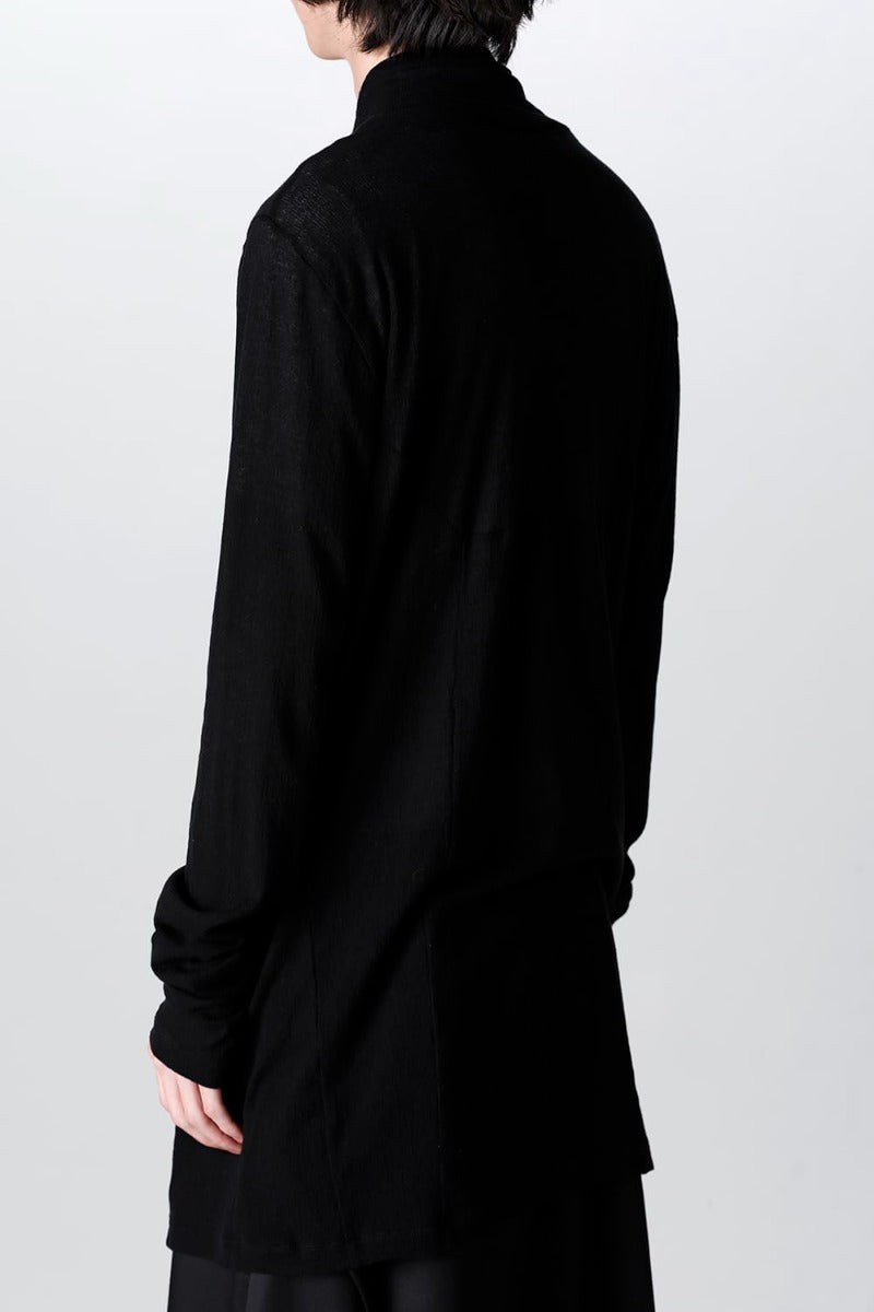 Seamed High Neck Cutsewn