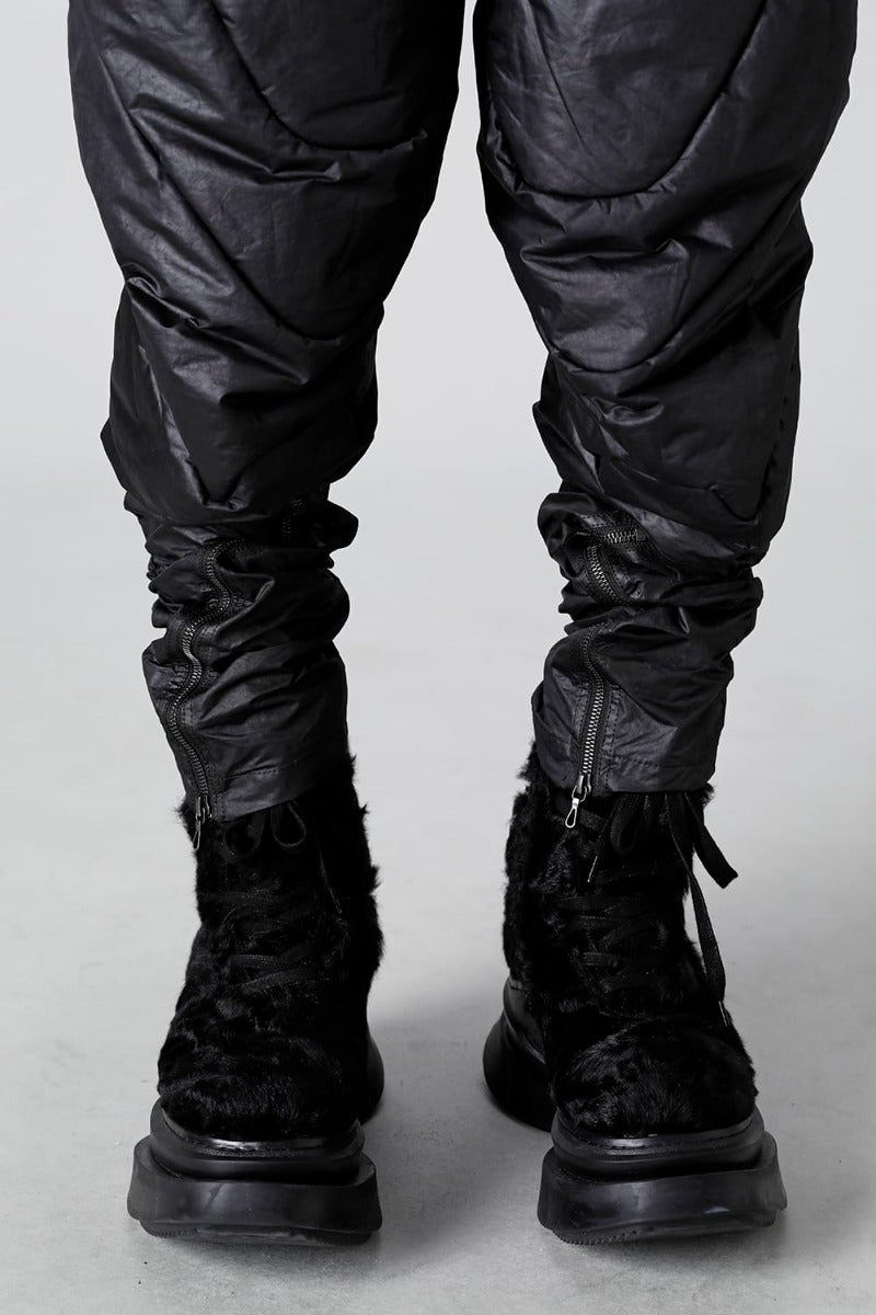 Coated Seamed Pants