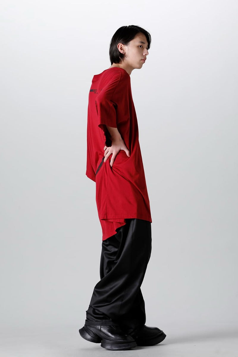 Cupro/Wool Satin Wide Pants