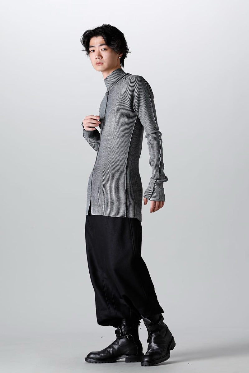 Warp Knit Melton Over Crotch Pants