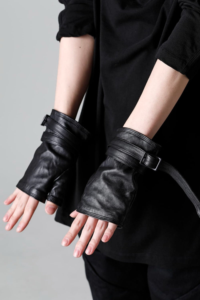 フィンガーレス レザーグローブ