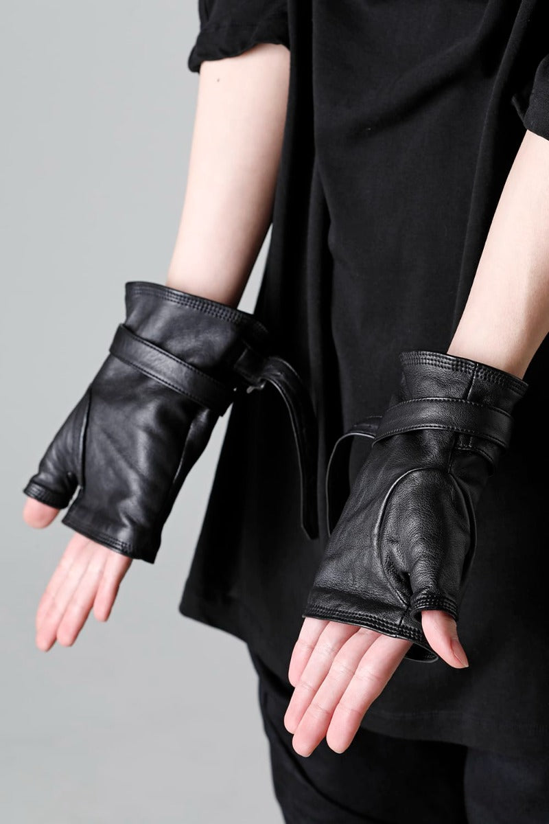 フィンガーレス レザーグローブ
