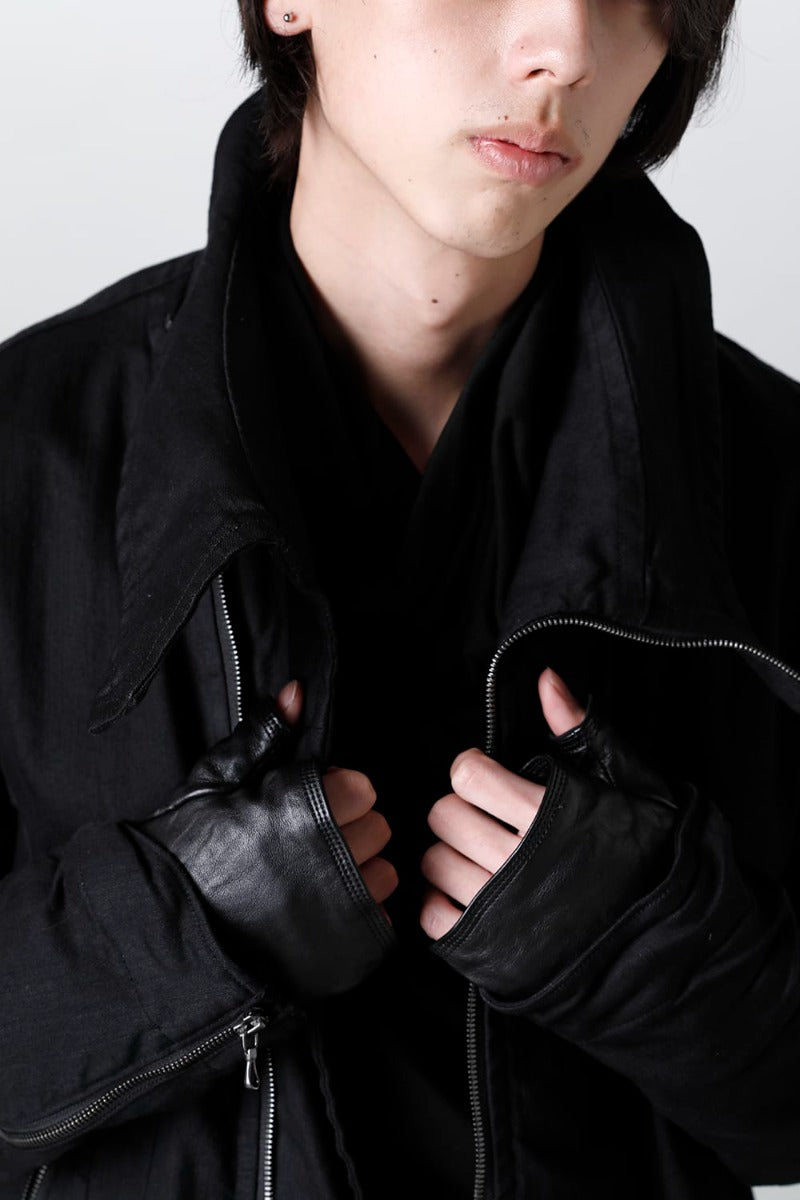 フィンガーレス レザーグローブ