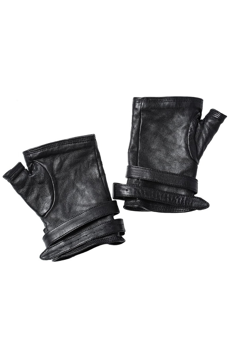 フィンガーレス レザーグローブ