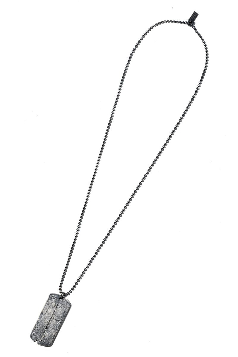 ドッグタグ ネックレス シルバー