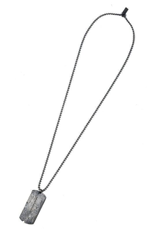 ドッグタグ ネックレス シルバー