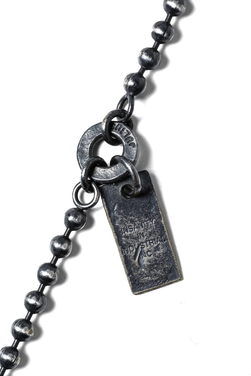 ドッグタグ ネックレス シルバー