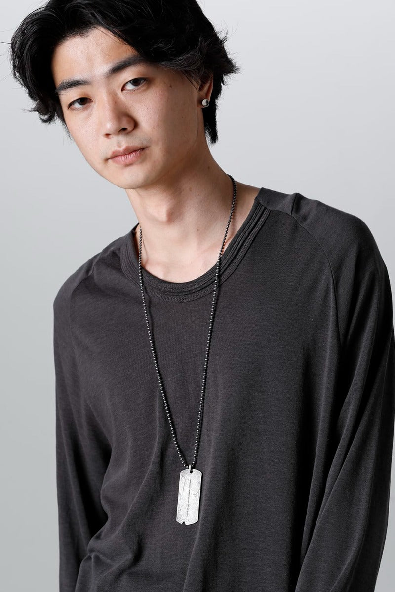 ドッグタグ ネックレス シルバー