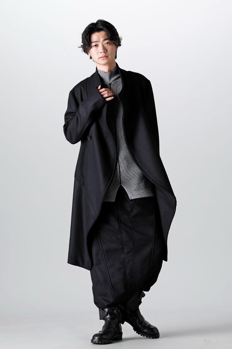 Wool/Cashimere Kersey Melton Coat