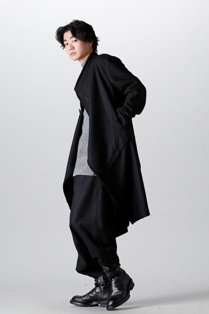 Wool/Cashimere Kersey Melton Coat