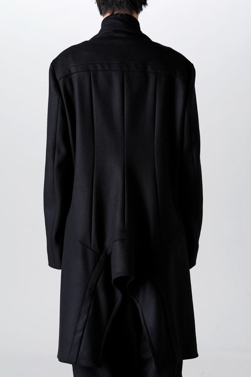 Wool/Cashimere Kersey Melton Coat