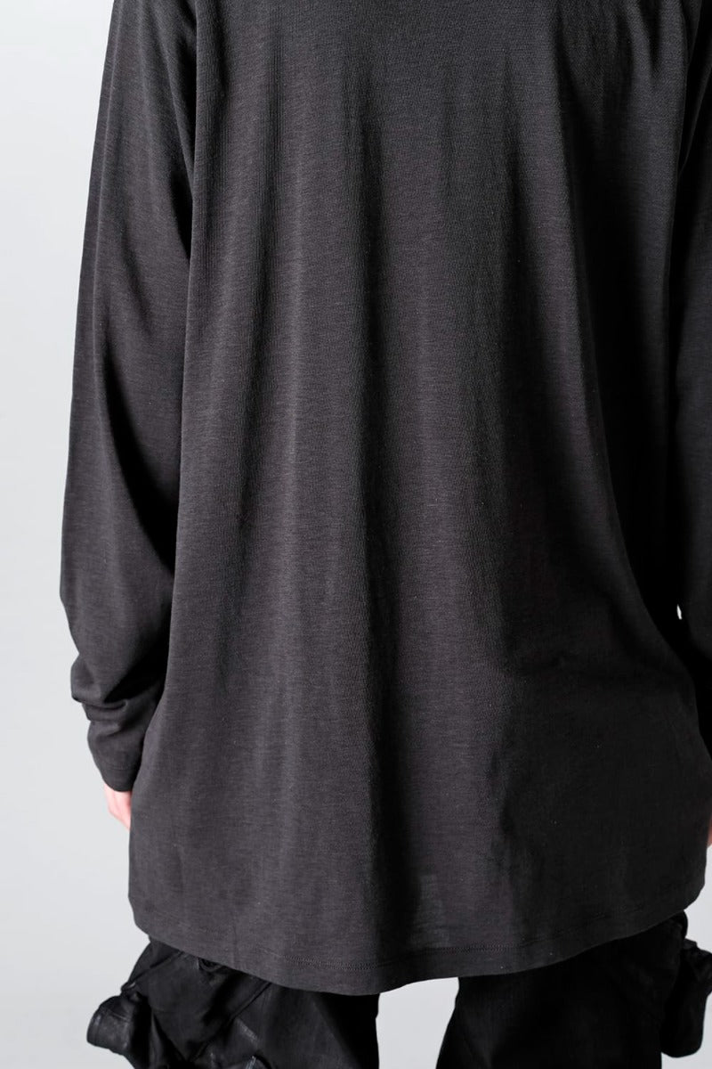 ロングスリーブ カットソー ダーク グレー