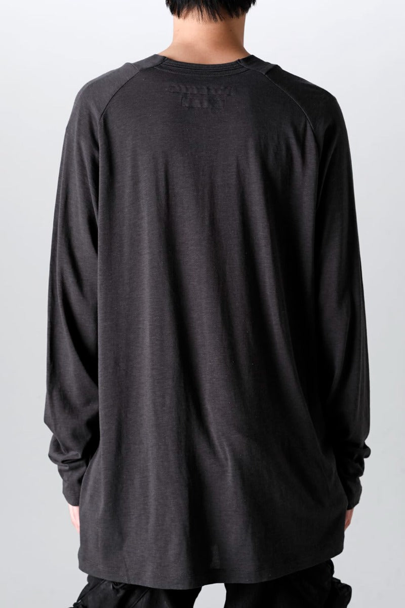 ロングスリーブ カットソー ダーク グレー