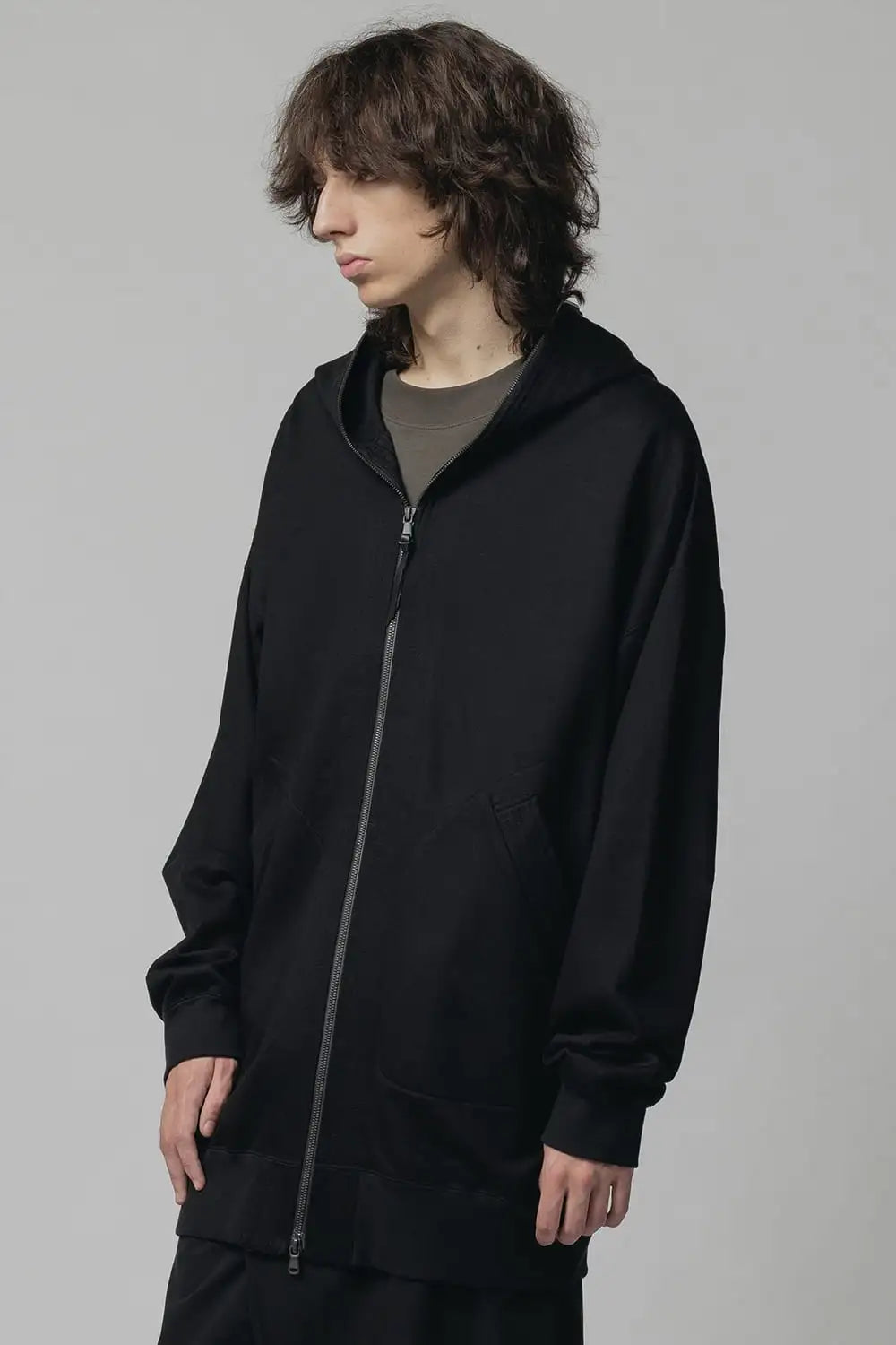 Sweat Long Hoodie Black