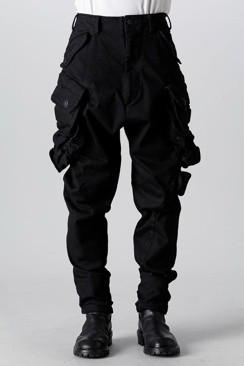 10.5oz Stretch Denim Gas Mask Cargo Pants