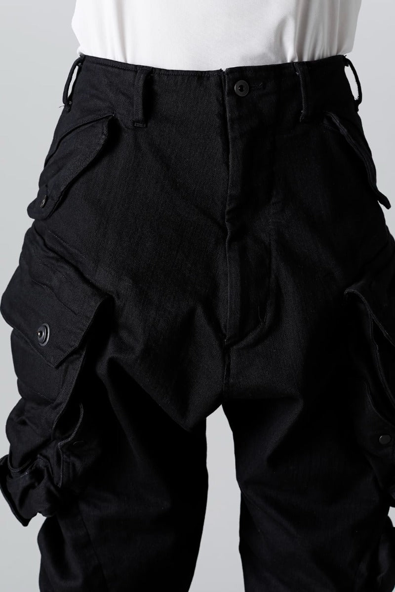 10.5oz Stretch Denim Gas Mask Cargo Pants