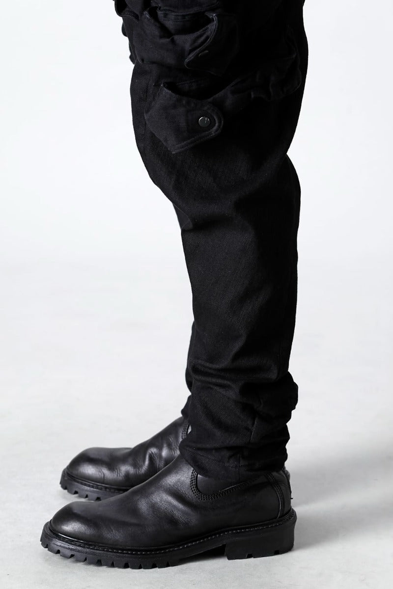 10.5oz Stretch Denim Gas Mask Cargo Pants