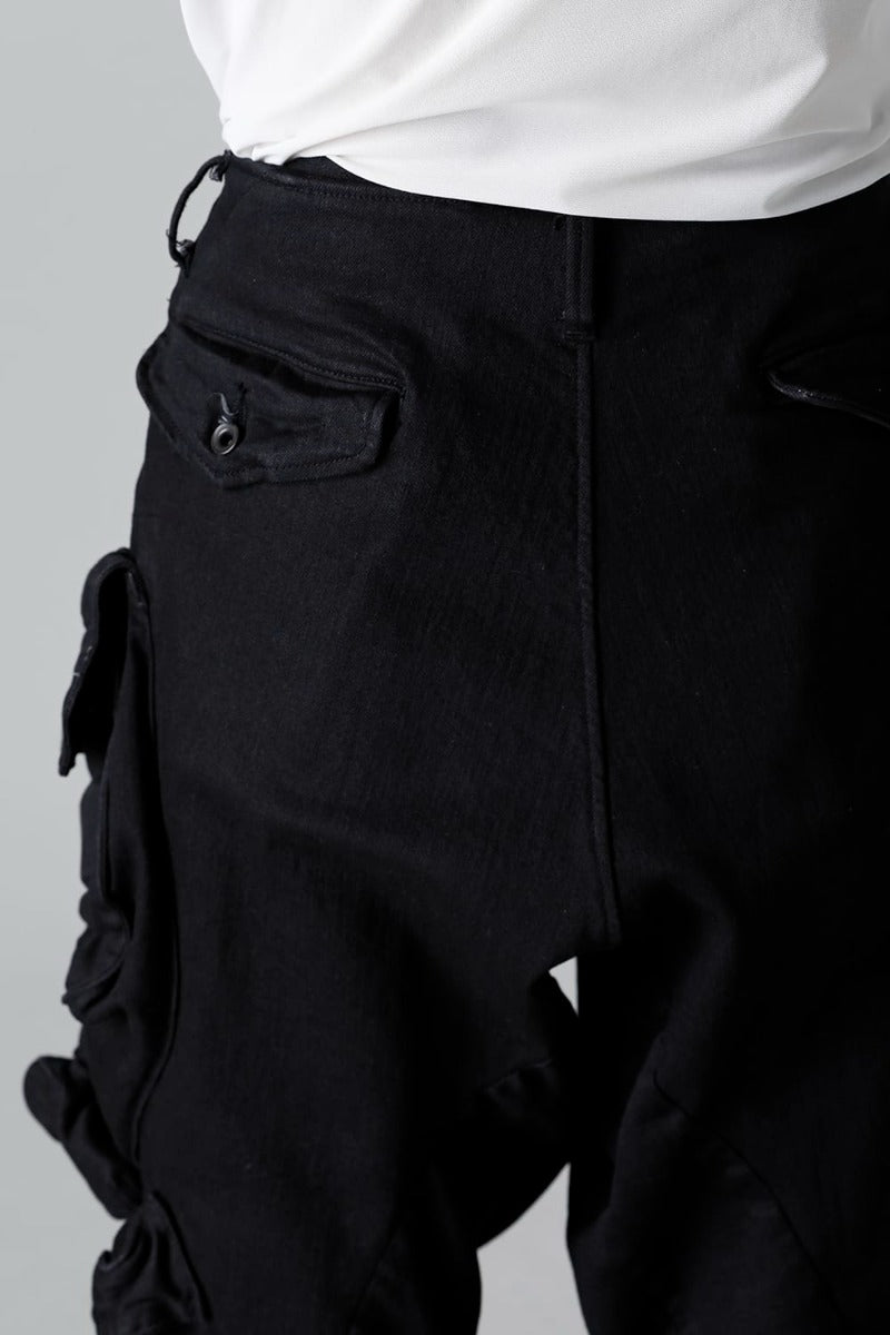 10.5oz Stretch Denim Gas Mask Cargo Pants