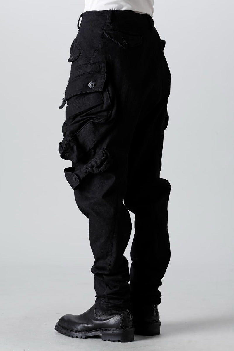 10.5oz Stretch Denim Gas Mask Cargo Pants