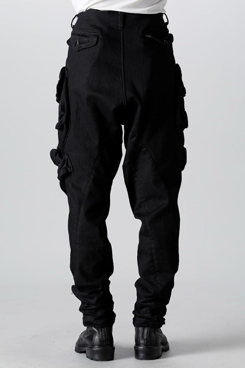 10.5oz Stretch Denim Gas Mask Cargo Pants