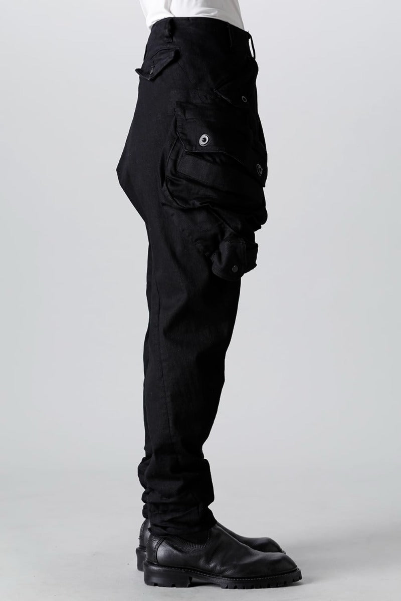 10.5oz Stretch Denim Gas Mask Cargo Pants