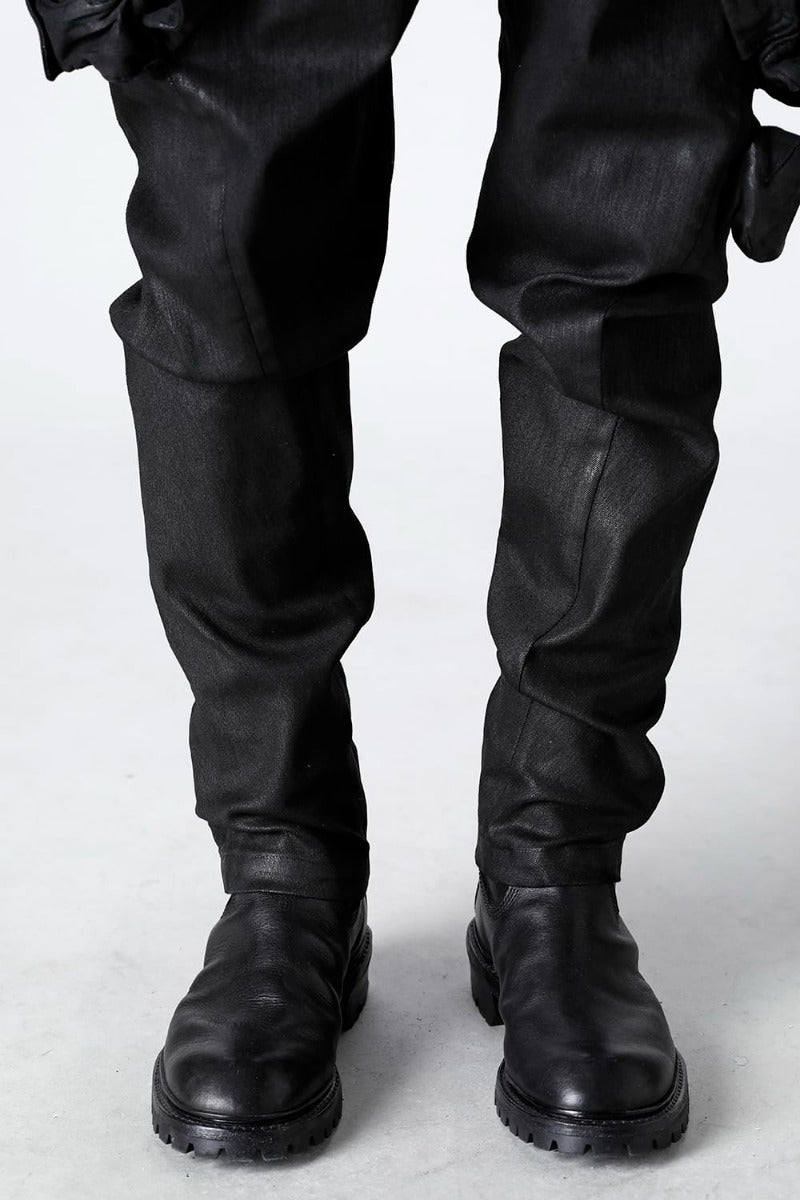 10.5oz Stretch Denim Coated Gas Mask Cargo Pants