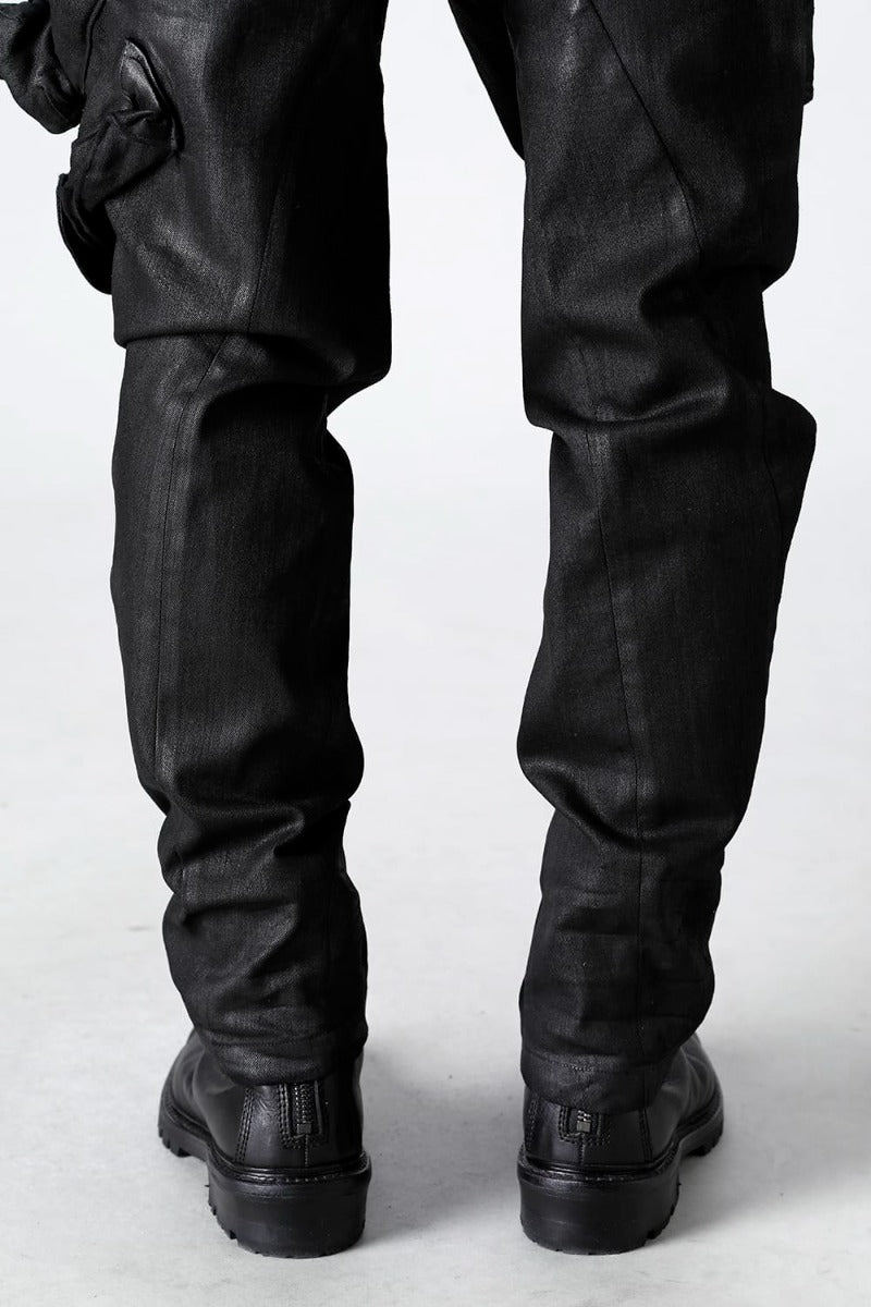 10.5oz Stretch Denim Coated Gas Mask Cargo Pants