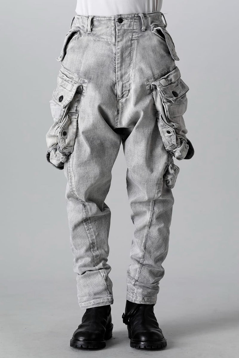 10.5oz Stretch Denim Gas Mask Cargo Pants