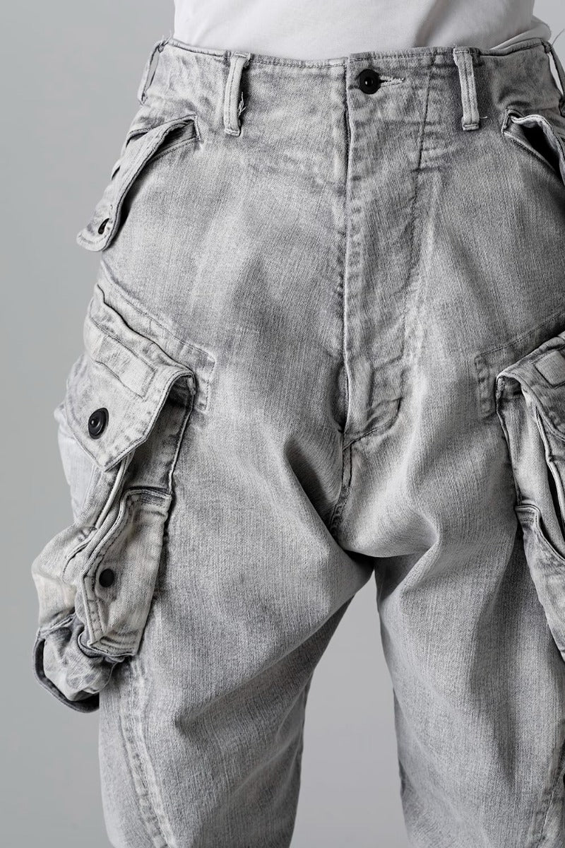 10.5oz Stretch Denim Gas Mask Cargo Pants