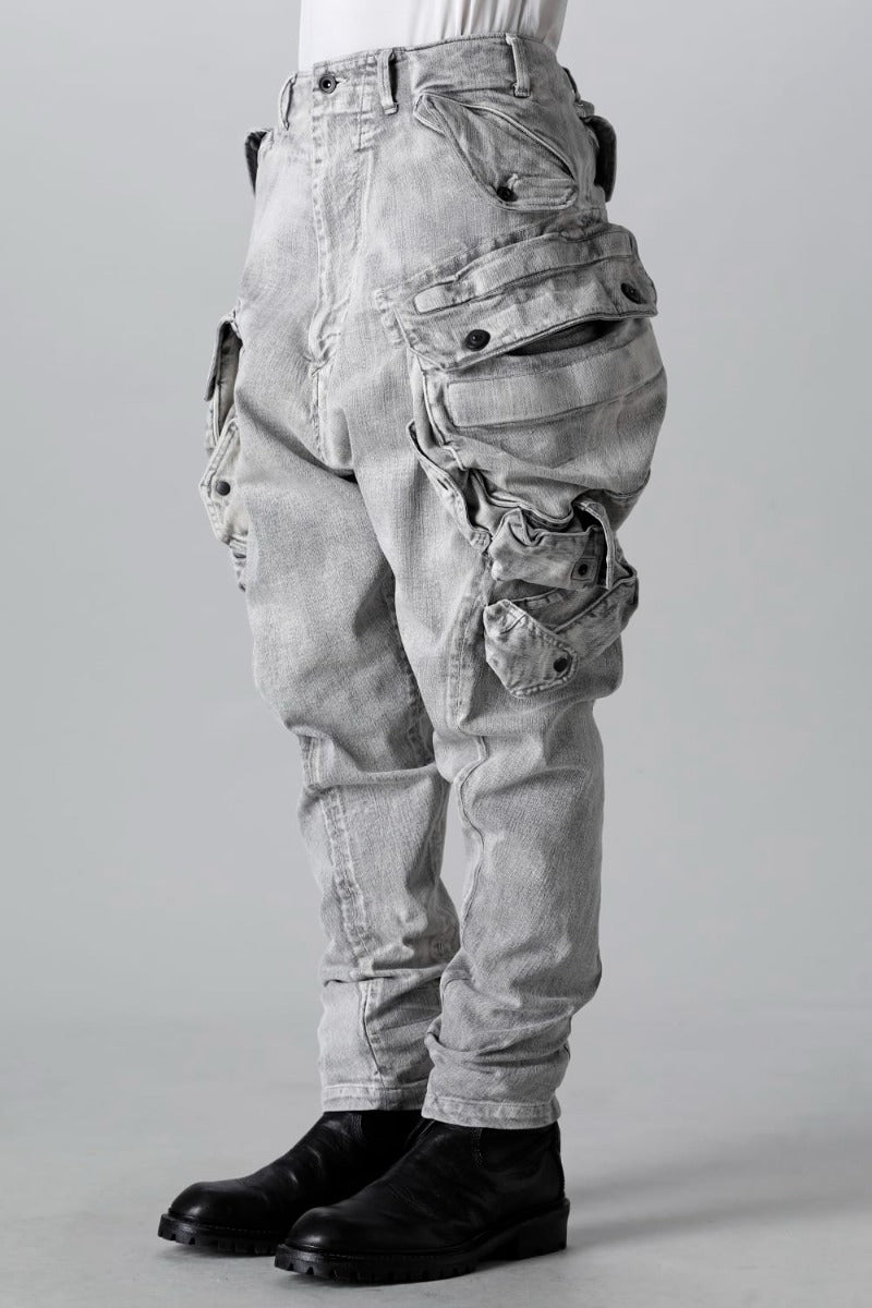 10.5oz Stretch Denim Gas Mask Cargo Pants