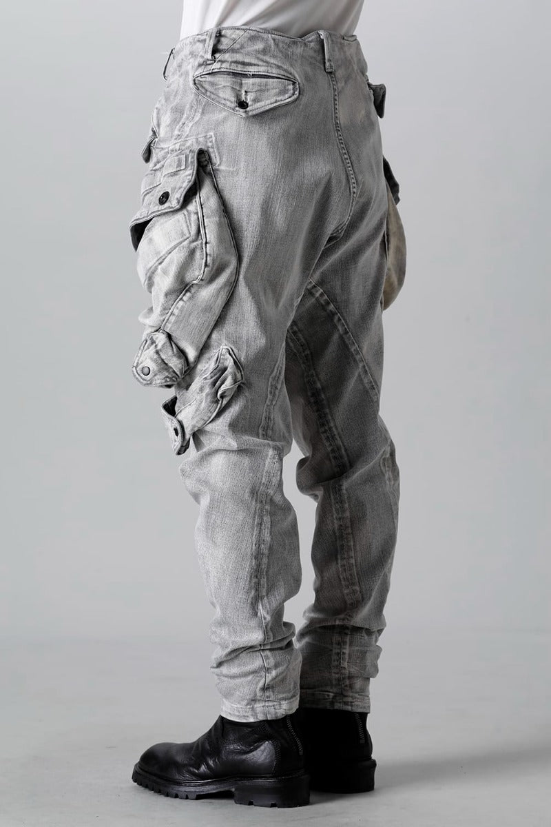 10.5oz Stretch Denim Gas Mask Cargo Pants