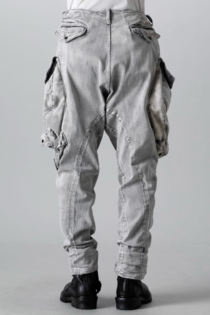 10.5oz Stretch Denim Gas Mask Cargo Pants